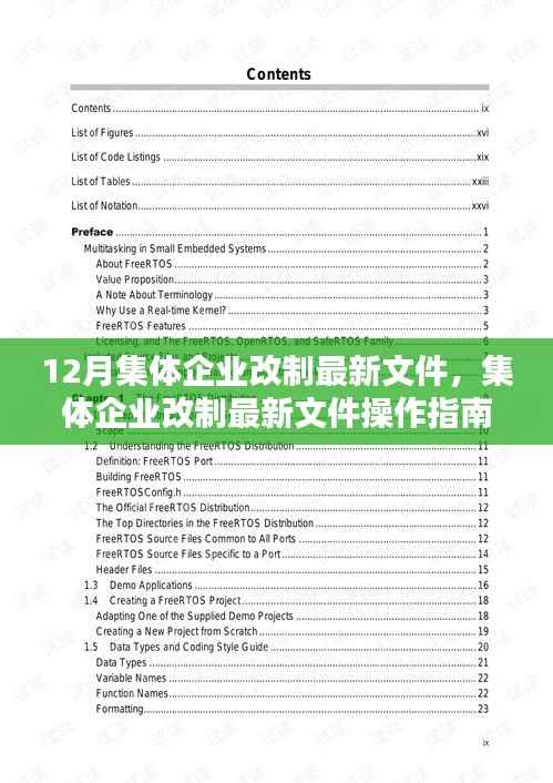 集体企业改制最新文件详解与操作指南，初学者与进阶用户必备参考