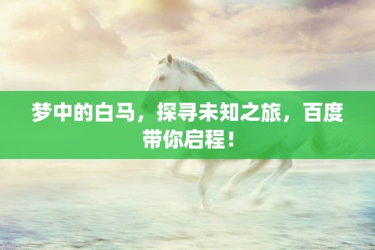 梦中的白马，探寻未知之旅，百度带你启程！