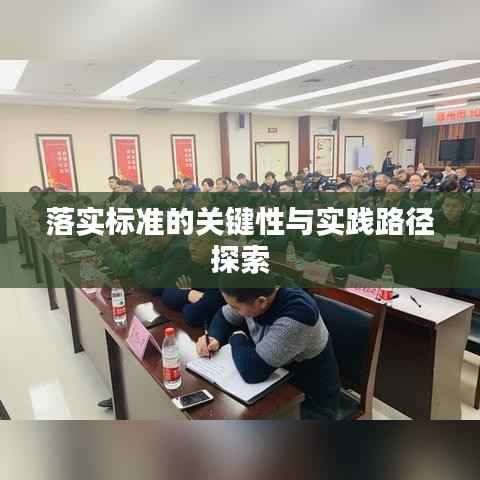 落实标准的关键性与实践路径探索